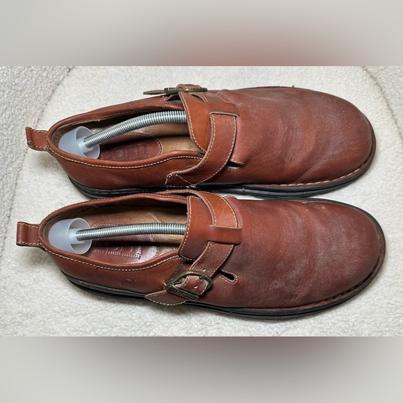 Born men’s sandals clogs loafers brown leather heavy thick outdoor strap 12 - Picture 3 of 14